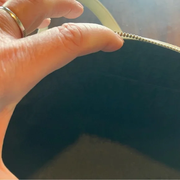 Dior white Leather Shoulder Bag with silver hardware COA and dust bag! - Picture 9 of 10